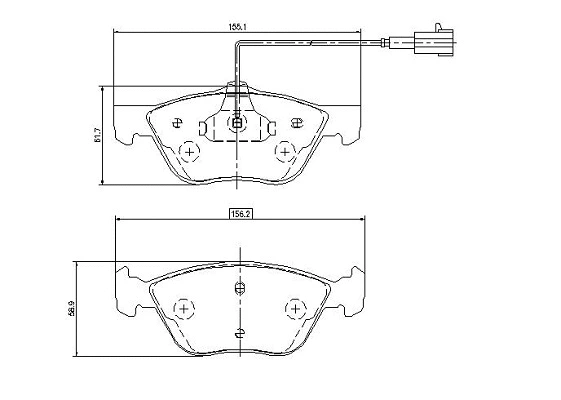 Brake Pad Set, disc brake (24067z)
