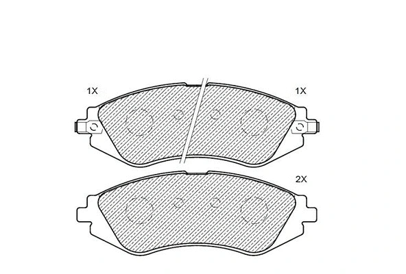 Brake Pad Set, disc brake (24831z)