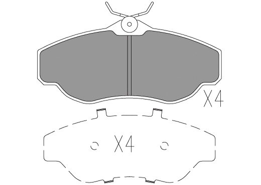 Brake Pad Set, disc brake (24876z)