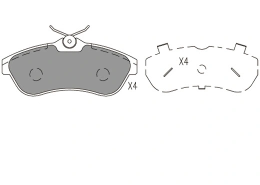 Brake Pad Set, disc brake (24029z)