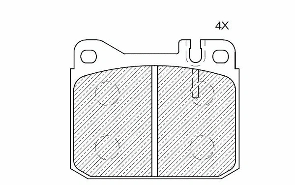 Brake Pad Set, disc brake (24810z)