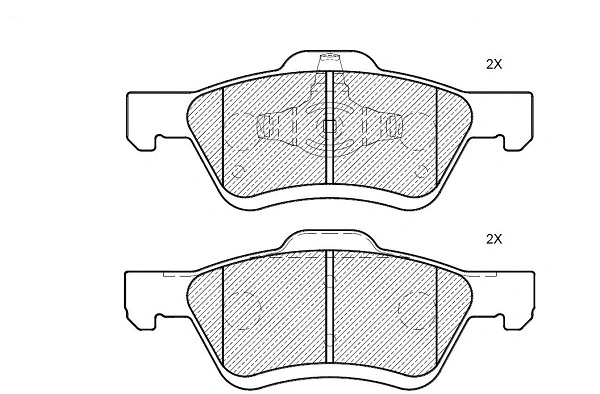 Brake Pad Set, disc brake (24624z)