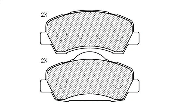 Brake Pad Set, disc brake (24184z)