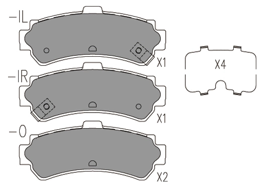 Brake Pad Set, disc brake (24191z)