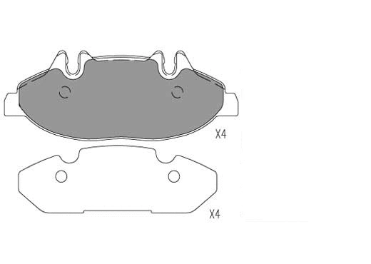 Brake Pad Set, disc brake (24056z)