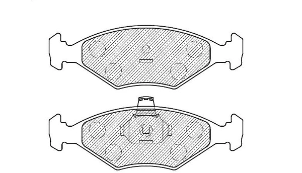 Brake Pad Set, disc brake (24457z)