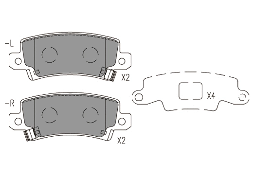 Brake Pad Set, disc brake (24046z)