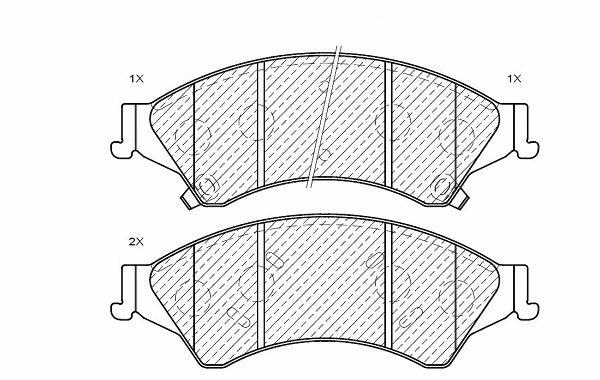 Brake Pad Set, disc brake (24604z)