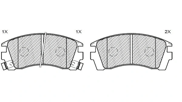 Brake Pad Set, disc brake (24937z)