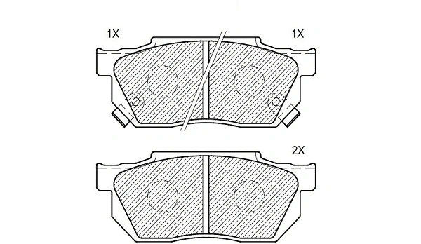 Brake Pad Set, disc brake (24921z)