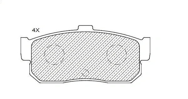 Brake Pad Set, disc brake (24930z)