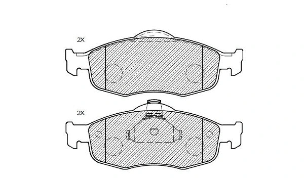 Brake Pad Set, disc brake (24309z)