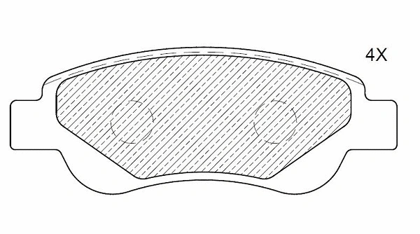 Brake Pad Set, disc brake (24142z)
