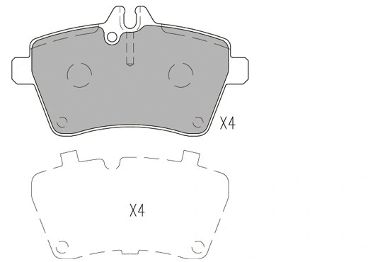 Brake Pad Set, disc brake (24078z)