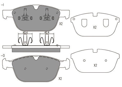 Brake Pad Set, disc brake (24774z)