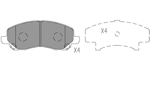 Brake Pad Set, disc brake (24091z)