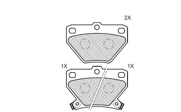 Brake Pad Set, disc brake (24122z)