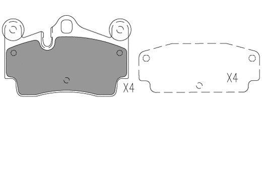Brake Pad Set, disc brake (24085z)