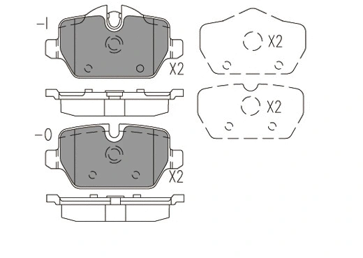 Brake Pad Set, disc brake (24065z)