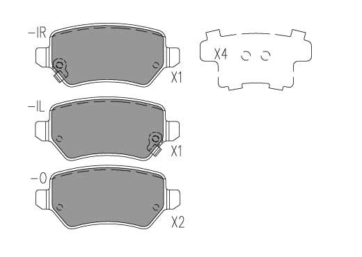 Brake Pad Set, disc brake (24180z)