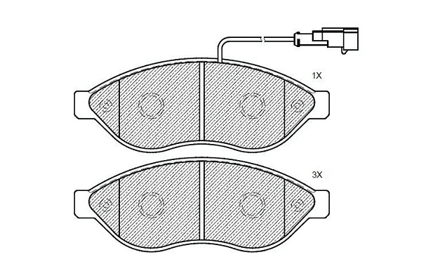 Brake Pad Set, disc brake (24101z)