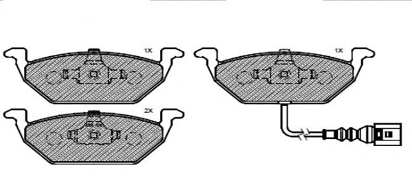 Brake Pad Set, disc brake (24832z)