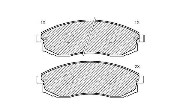 Brake Pad Set, disc brake (24990z)