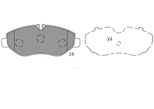 Brake Pad Set, disc brake (24007z)