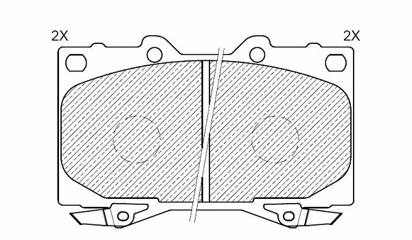 Brake Pad Set, disc brake (24123z)
