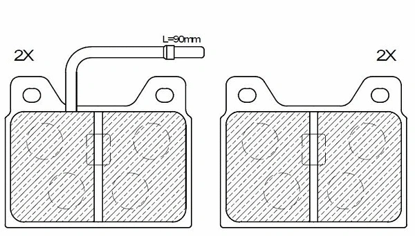 Brake Pad Set, disc brake (24173z)