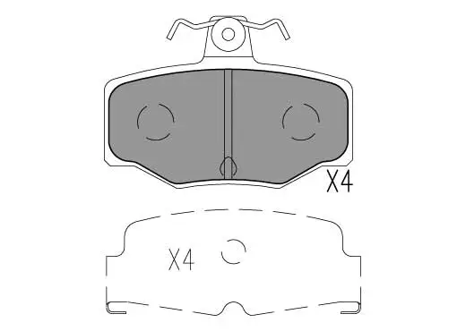 Brake Pad Set, disc brake (24058z)