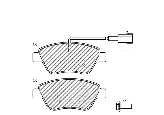 Brake Pad Set, disc brake (24140z)