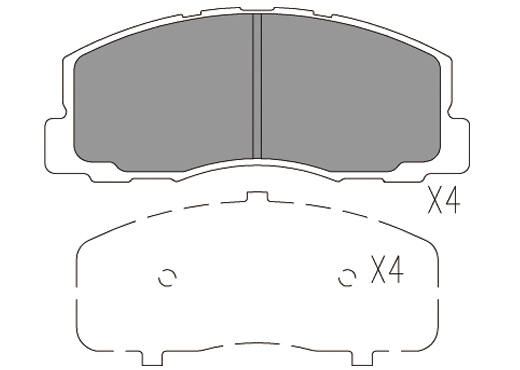 Brake Pad Set, disc brake (24011z)
