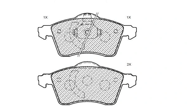 Brake Pad Set, disc brake (24767z)