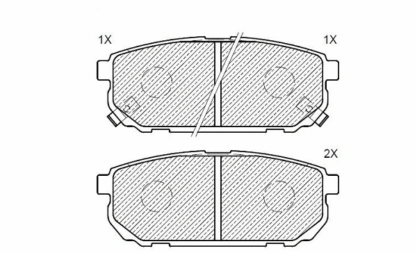 Brake Pad Set, disc brake (24920z)