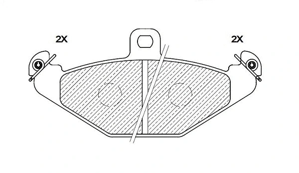 Brake Pad Set, disc brake (24808z)