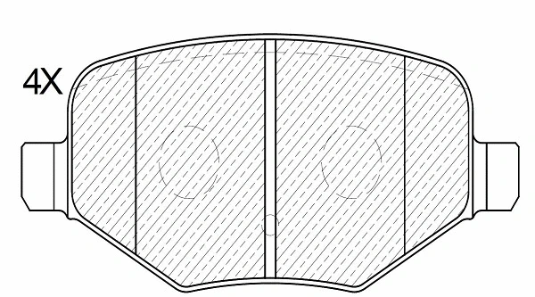 Brake Pad Set, disc brake (24648z)