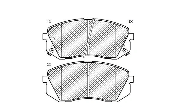 Brake Pad Set, disc brake (24194z)