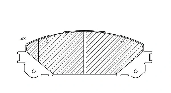 Brake Pad Set, disc brake (24942z)