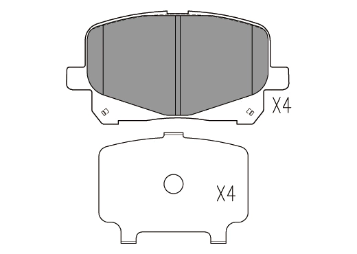 Brake Pad Set, disc brake (24015z)