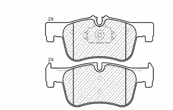 Brake Pad Set, disc brake (24636z)