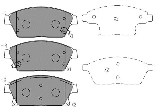 Brake Pad Set, disc brake (24060z)