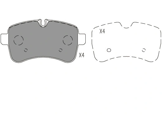 Brake Pad Set, disc brake (24077z)