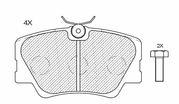 Brake Pad Set, disc brake (24350z)