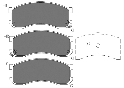 Brake Pad Set, disc brake (24013z)