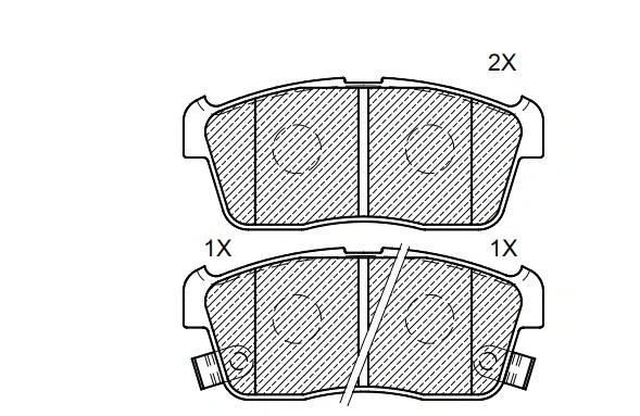 Brake Pad Set, disc brake (24156z)
