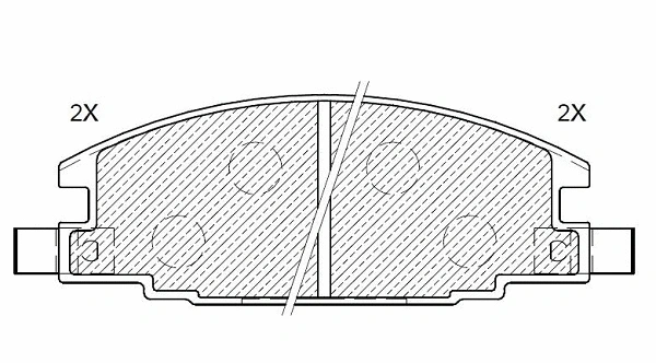 Brake Pad Set, disc brake (24801z)