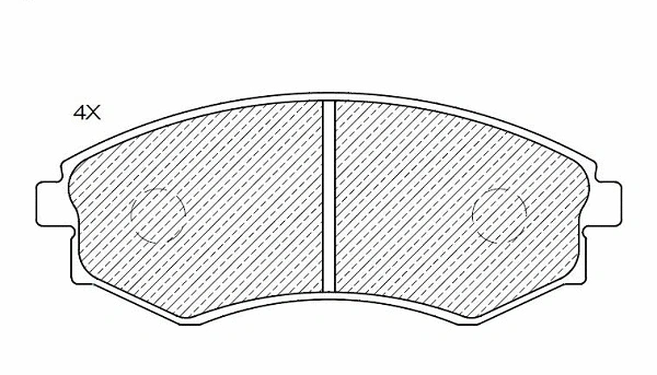 Brake Pad Set, disc brake (24834z)