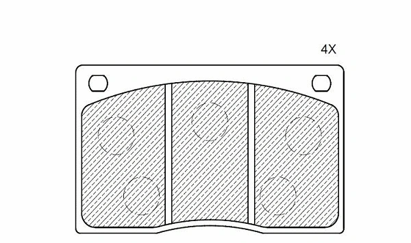 Brake Pad Set, disc brake (24347z)