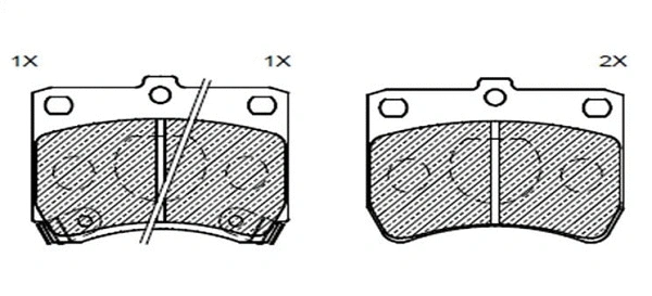 Brake Pad Set, disc brake (24837z)